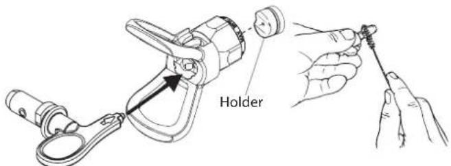 WAGNER SprayPack 18V - Cleaning the spray gun components - 3