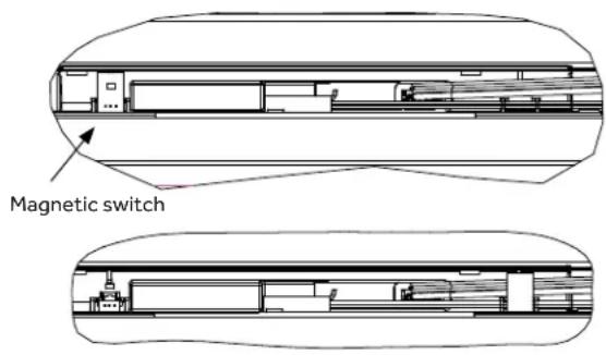 HAIER QWR04DGRGB - MOVE MAGNETIC SWITCH AND CONNECT DOOR WIRING - 1