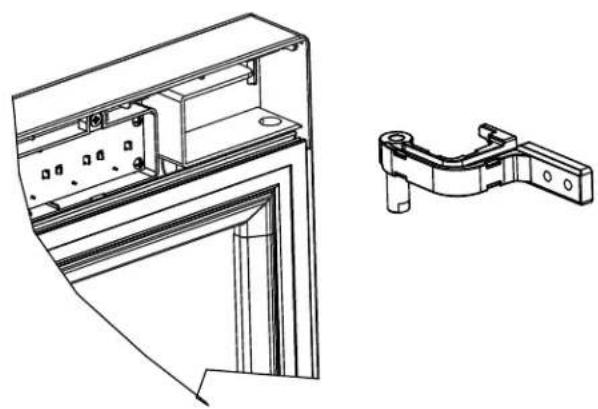 HAIER QWR04DGRGB - INSERT TOP HINGE - 1