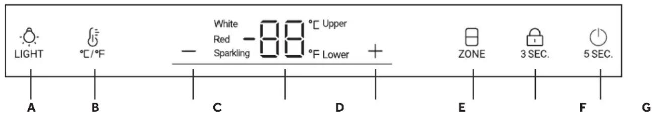 HAIER QWR04DGRGB - CONTROL DE TEMPERATURA - 1