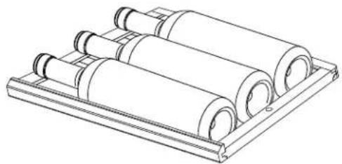 HAIER QWR04DGRGB - LOADING WINE BOTTLES ON THE BOTTOM SHELF - 1