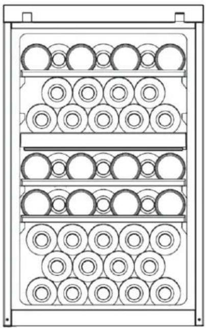 HAIER QWR04DGRGB - STACKING WINE BOTTLES - 1