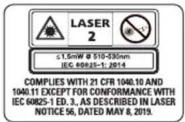DEWALT DCLE34030 - Etiquetas de advertencia - 6