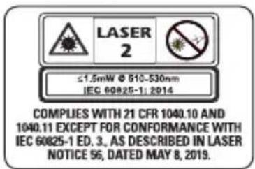 DEWALT DCLE34030 - Etiquetas de Advertência - 6