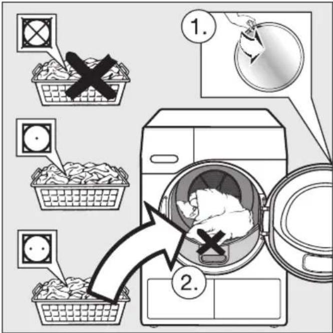 MIELE TXI680WP - Chargement du linge - 1
