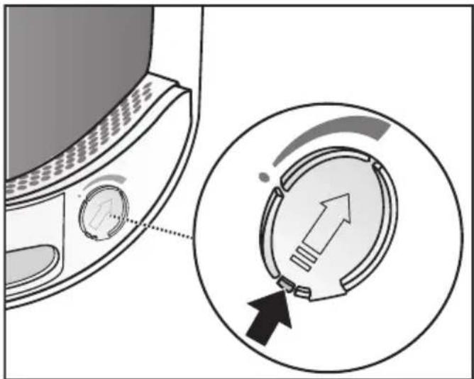 MIELE TXI680WP - prises pour insérer les capsules de parfum - 1
