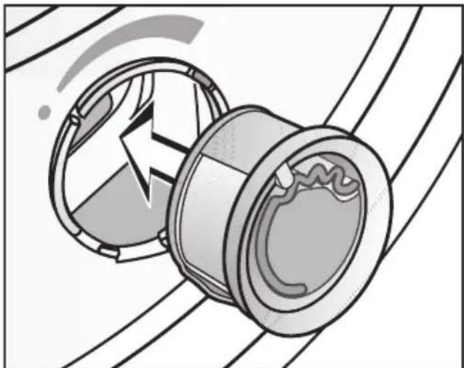 MIELE TXI680WP - Insertion d'une capsule de par- fum - 2