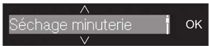 Séchage minuterie OK