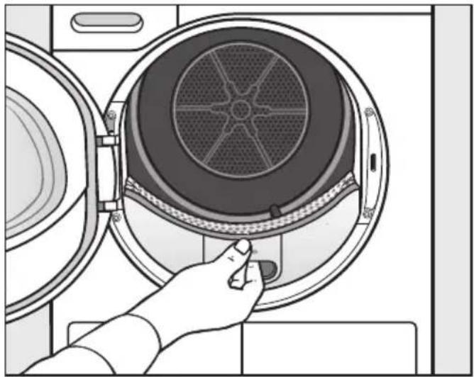 MIELE TXI680WP - Retrait des peluches visibles - 1