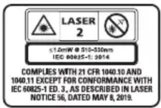 DEWALT DCLE34220 - Etiquetas de advertencia - 5