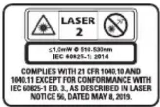 DEWALT DCLE34220 - Étiquettes de mise en garde - 5