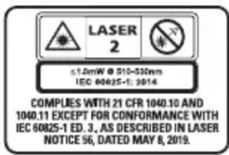 DEWALT DCLE34520 - Etiquetas de advertencia - 6