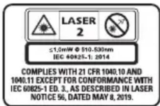 DEWALT DCLE34520 - Étiquettes de mise en garde - 5