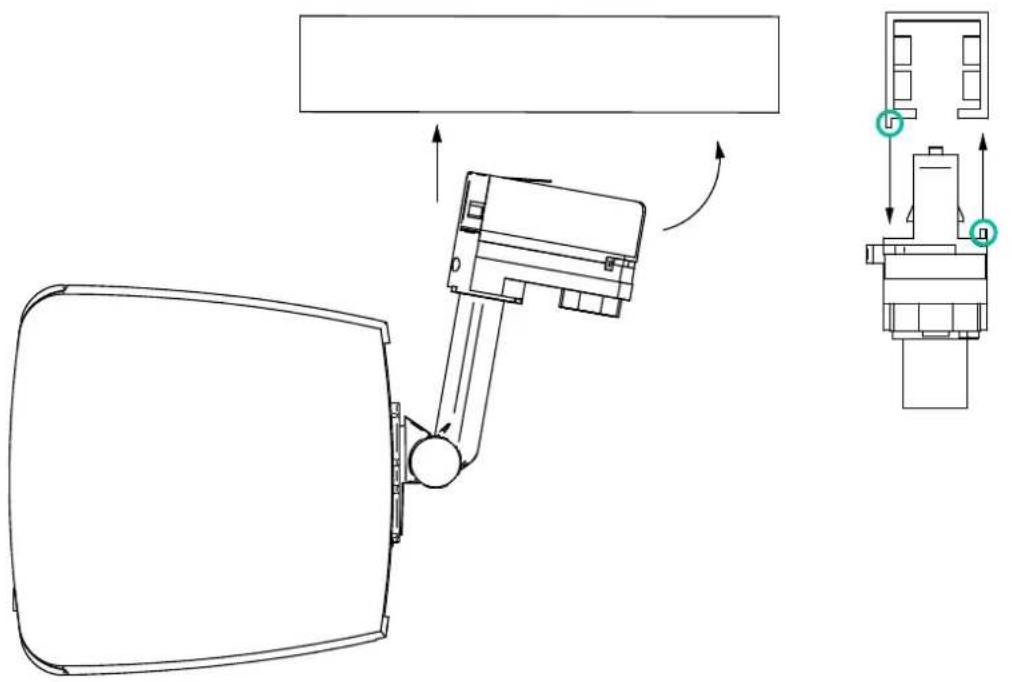 Ecler TUBE - Suivez ces étapes pour installer un CUBE dans un rail d'éclairage : - 1