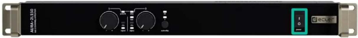 Ecler AURA-2H150 - Connexion au réseau électrique - 1