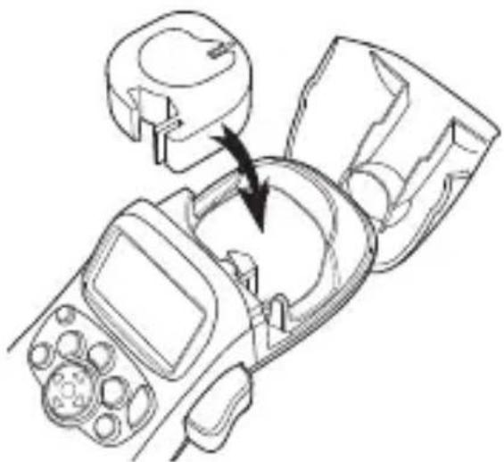 DYMO LetraTag 80 - Kaip jděti etikečiu kasetę - 1
