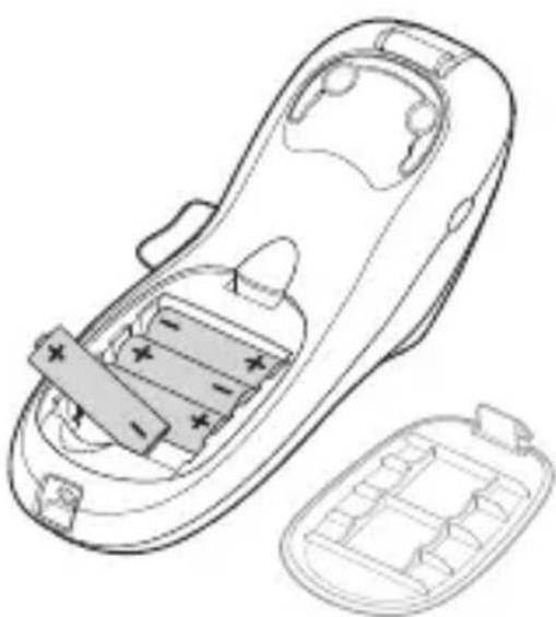 DYMO LetraTag 80 - För att sätta i batterierna - 1