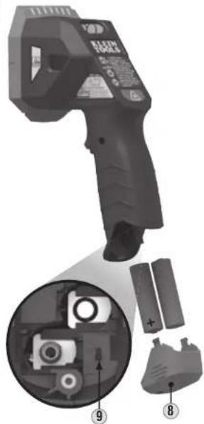 Klein Tools ESF150LL - REEMPLACEMENT DES PILES (FIG.B) - 2