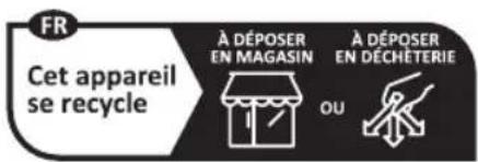 BOMANN WK 6079 CB - Signification du symbole « Poubelle » - 3
