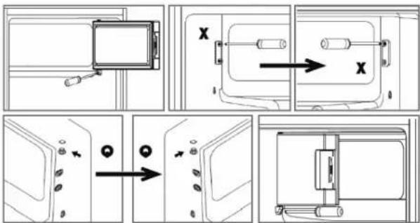 BOMANN KS 7251 - Remplacement de la butée de porte du compartiment congélateur - 1