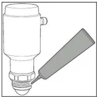 IFM LW2760 - Insérer le joint torique, graisser le filetage - 3