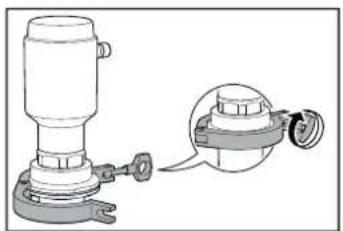 IFM LW2760 - Monter l'appareil avec un adaptateur Tri-Clamp - 3