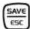 SAUTER FC 100 - SAVE/ESC: - 1