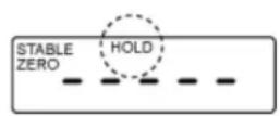Kern MCD 300K-1 - HOLD function - 3