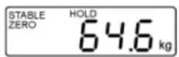 Kern MCD 300K-1 - HOLD function - 4