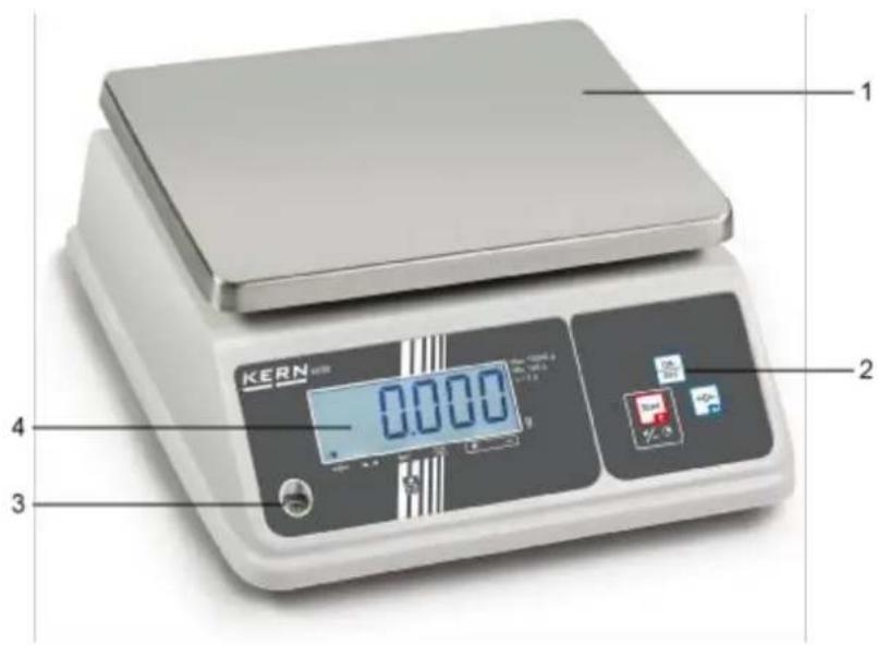 Kern WTB 6K-3NM - Geräteübersicht - 1