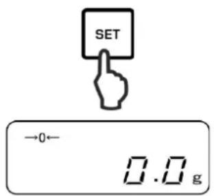 Kern PNJ 600-3M - Change settings: - 1