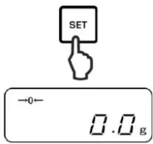 Kern PNJ 600-3M - Save / back to weighing mode: - 1