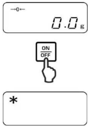 Kern PNJ 600-3M - Switch into stand-by mode - 1