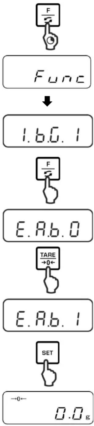 Kern PNJ 600-3M - Eteigner l'éclairage de fond de l'affichage automatiquement - 1