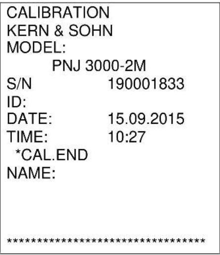 Kern PNJ 600-3M - Musterprotokoll (KERN YKB-01N) - 1