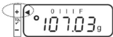 Kern PNJ 600-3M - Réglage de menu „23.Pi. 1“ / une valeur seuil - 3