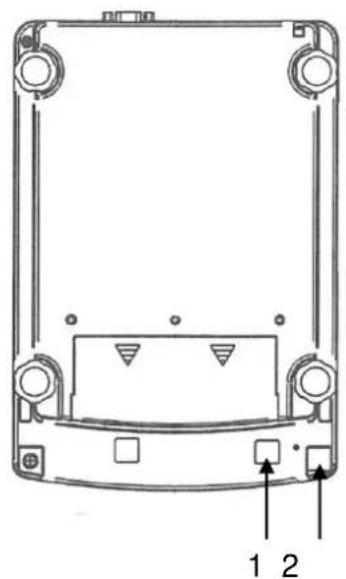Kern PNJ 600-3M - Position du timbre et de l'interrupteur d'ajustage - 1