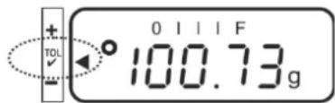 Kern PNJ 600-3M - ▶ Avertissement surcharge - 1