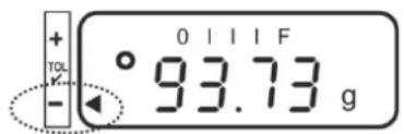 Kern PNJ 600-3M - Menu setting „23.Pi. 2“ / two limit values - 1
