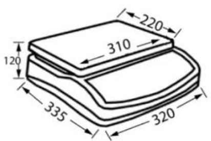 Kern RIB 10K-3HM - Dimensions - 2