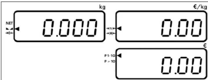 Kern RIB 10K-3HM - Procedure à suivre pour l'ajustage: - 1