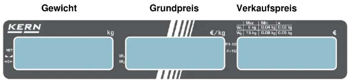 Kern RIB 6K-3HM - Anzeigenübersicht - 2