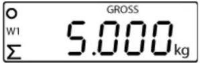 Kern EOC 6K-4A - Totalisation automatique - 7