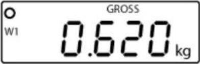 Kern EOC 6K-4A - Commutation de l'unité de pesée: - 2