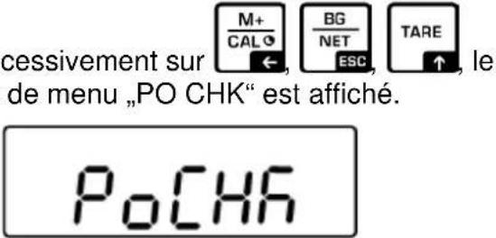 Kern EOC 6K-4A - Navigation dans le menu - 2