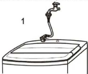 Ulsonix LCLEAN MINI L - Installare il tubo di ingresso dell'acqua. - 1