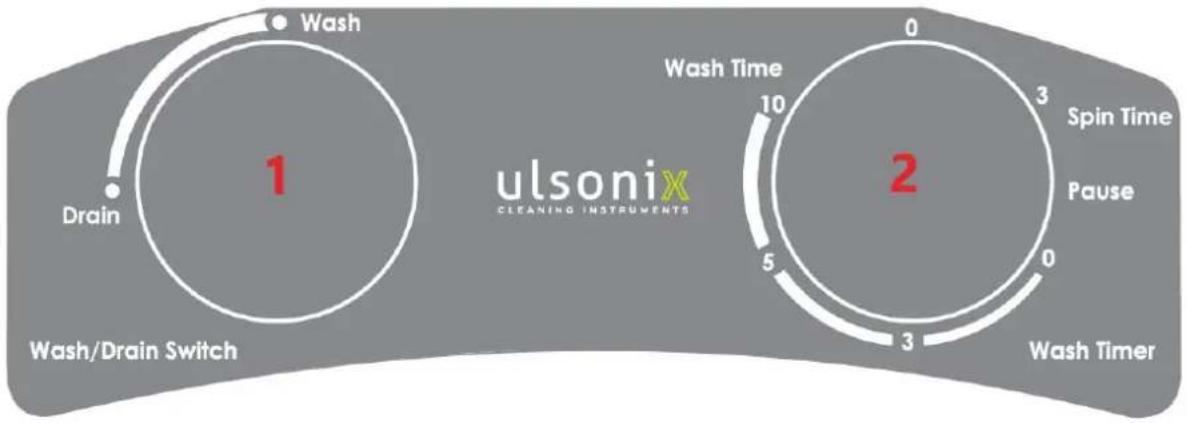 Ulsonix LCLEAN MINI XS - Pannello di controllo - 1