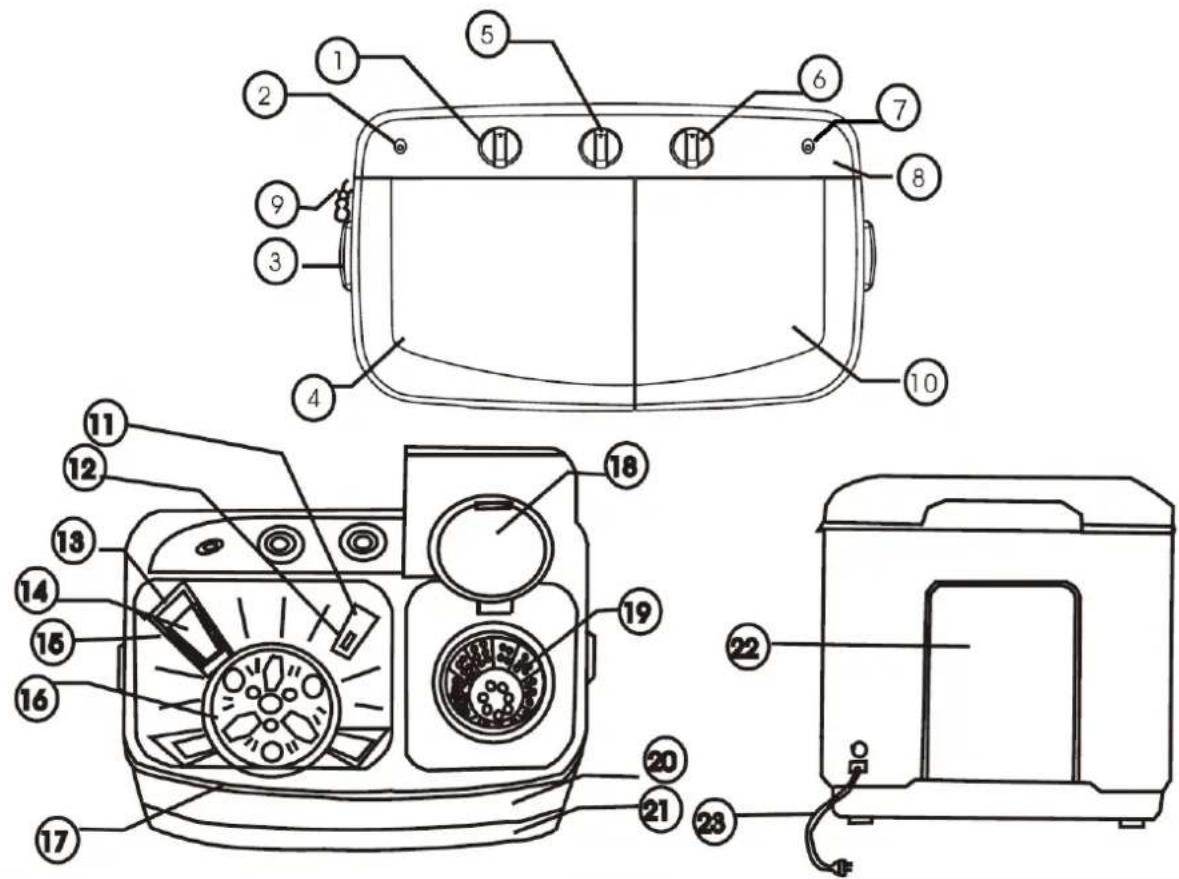 Ulsonix LCLEAN MINI M - Beskrivning av apparaten - 1