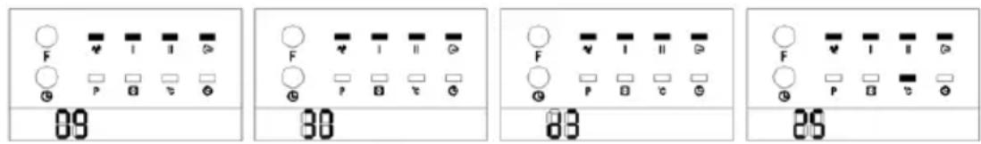 Uniprodo UNI_HEATER_09 - Configuración del día/hora - 1