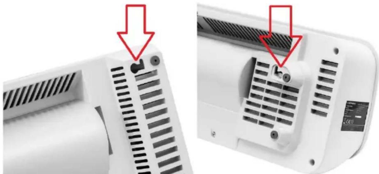 Uniprodo UNI_HEATER_09 - MONTAGE VAN HET APPARAAT - 1